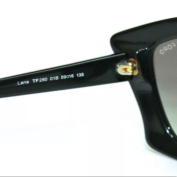 Tom Ford TF280 01B Lana Oversized Cat Eye Sunnies main image 9